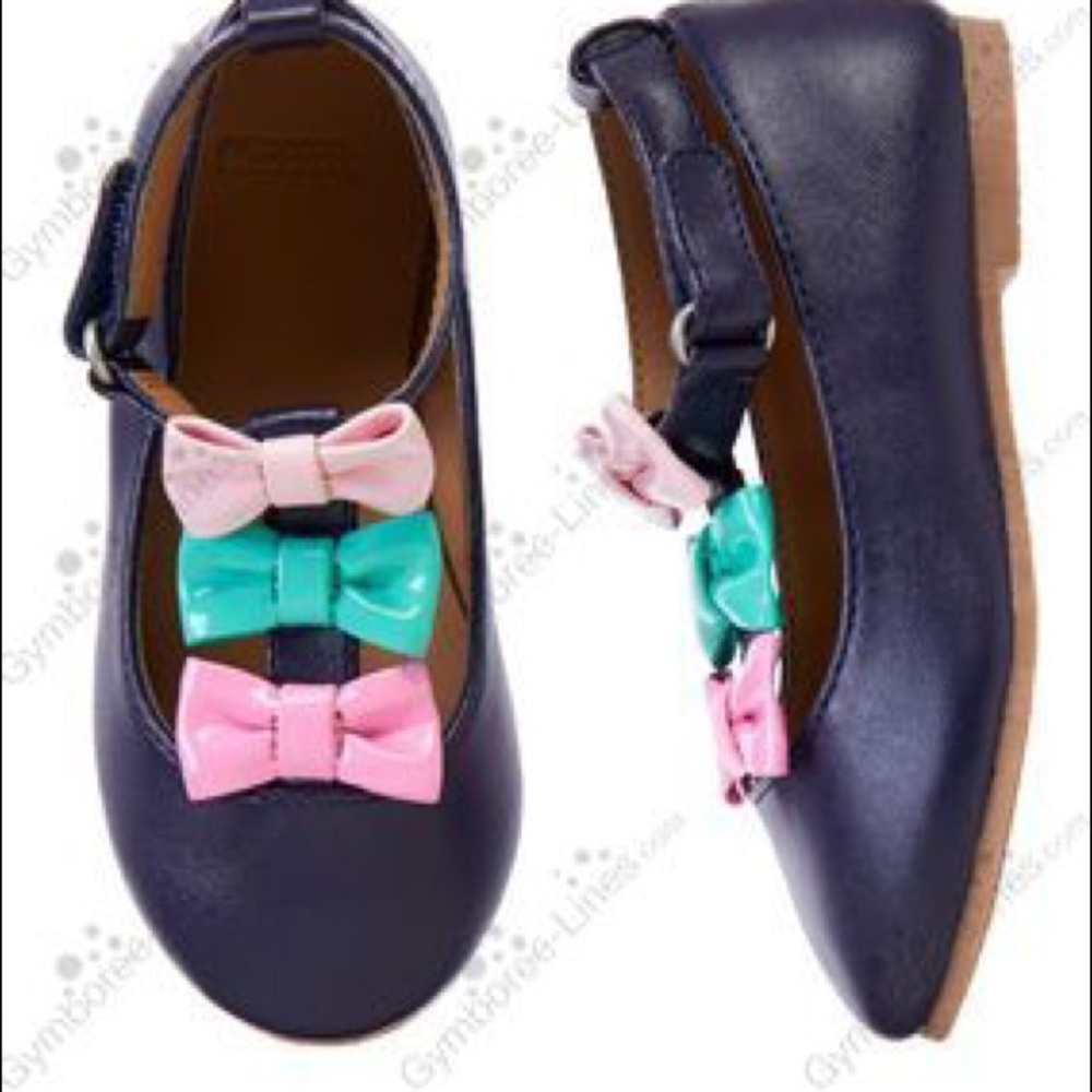 Gymboree T-Strap Bow Flats